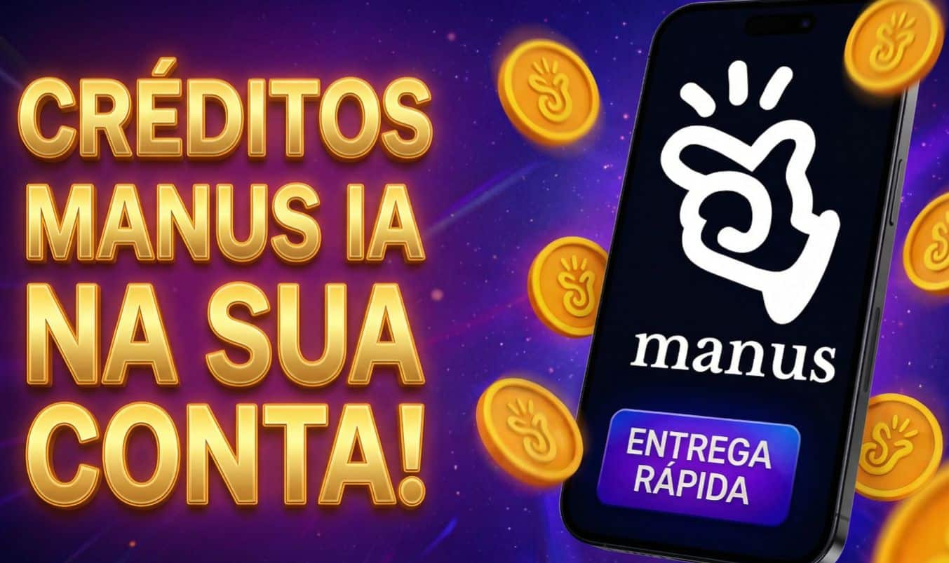 15.000 Créditos Manus IA | recarga segura e direta na sua conta