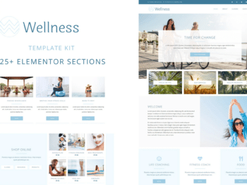 Wellness - Kit de modelos Elementor
