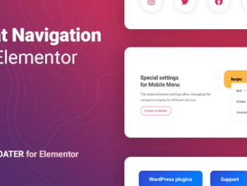 Floater – Menu de navegação fixo para Elementor
