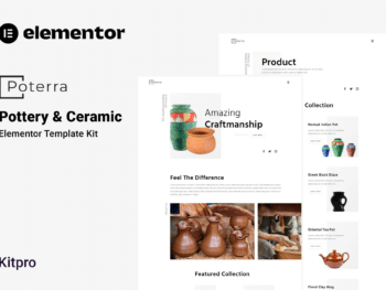 Poterra - Template Kit Elementor de Cerâmica e Cerâmica