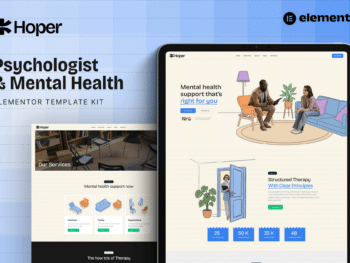 Hoper - Kit de Templates Elementor para psicólogos e saúde mental