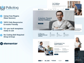 Psikolog - Kit de Templates Elementor de Psicologia e Aconselhamento