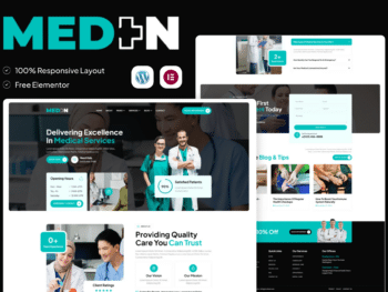 Meden - Kit de modelos Health & Medical Elementor