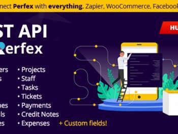 Módulo REST API para Perfex CRM - Conecte aplicativos e automatize fluxos de trabalho com aplicativos de terceiros.