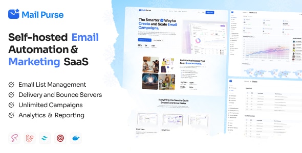 MailPurse - SaaS de Marketing e Automação de Emails com Hospedagem Própria