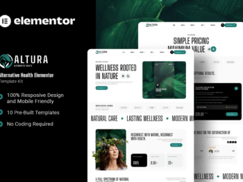 Altura - Kit de Templates Alternative Health Elementor