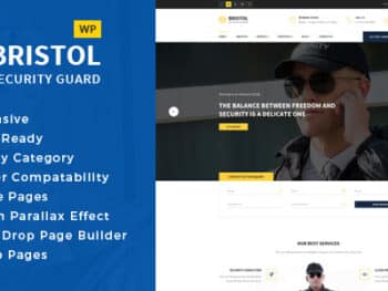Bristol - Tema WordPress para Serviços de Segurança e Vigilância
