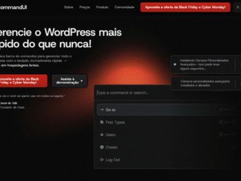 CommandUI - Gerencie o WordPress mais rápido do que nunca!