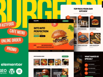 Burgerr - Kit de Modelos de Restaurante de Fast Food