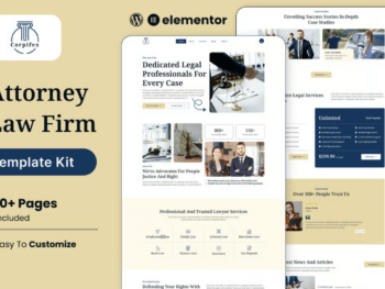 Corpifex — Kit de Template Elementor para Advogados e Escritórios de Advocacia