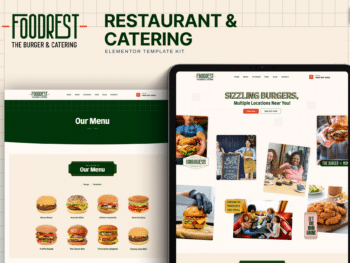 Foodrest - Kit de Templates Elementor para restaurantes e catering
