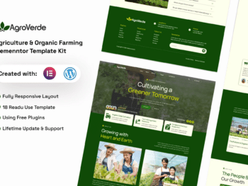 Agroverde - Kit de Modelos de Elementos de Agricultura e Agricultura Orgânica