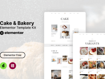 Tiffa - Kit de Templates Elementor para bolos e padarias