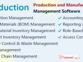 iProduction - Software de Gestão de Produção e Fabricação