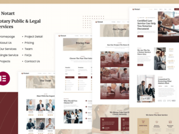 Notart - Template Kit Elementor de Serviços Jurídicos e Notários