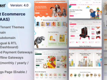 Ecommet - Construtor de Sites de E-commerce com Inteligência Artificial (White-Label Multi-Tenant)