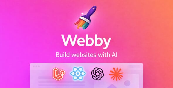 Webby – Plataforma SaaS para criação de sites sem código e com inteligência artificial