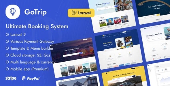 GoTrip - Sistema de Reservas Laravel