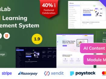 Edulab LMS - Sistema de Gestão de Aprendizagem Laravel com Tailwind CSS
