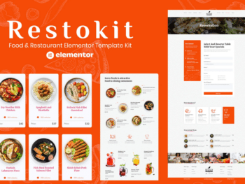 Restokit - Template Kit Elementor para alimentos e restaurantes