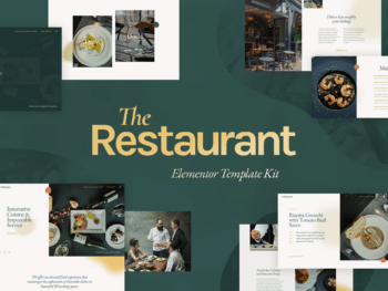 The Restaurant - Kit de modelos Elementor Pro