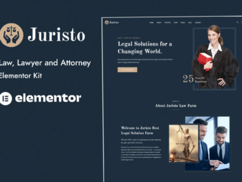 Juristo - Kit de Templates Elementor para Advogados e Advogados