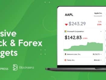 Widgets de ações em massa – Plugin do mercado financeiro para WordPress