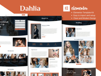 Dahlia - Kit de modelos Beauty Business Elementor