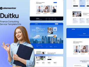 Duitku — Kit de Templates Elementor de Serviços de Consultoria Financeira