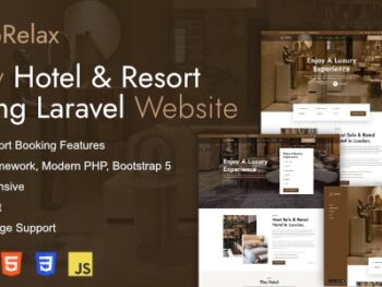RioRelax - Site de reservas de hotéis e resorts de luxo em Laravel
