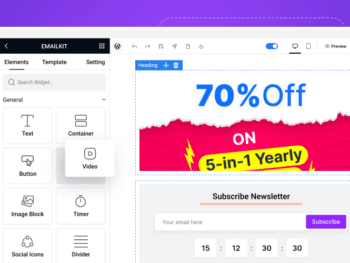 Wpmet | EmailKit Pro - Personalizador de e-mail para WordPress e WooCommerce com recurso de arrastar e soltar