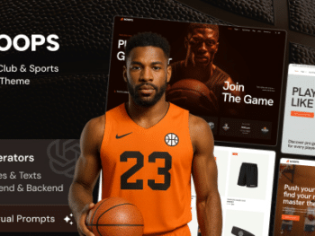 Hoops - Tema WordPress para Clubes de Basquete e Esportes