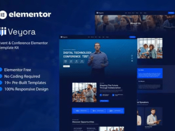 Veyora - Kit de modelos Elementor para eventos e conferências