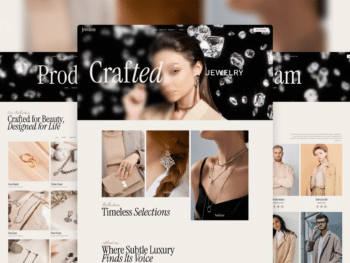 Jewelisse - Kit de Template Elementor para joalheria de luxo moderna