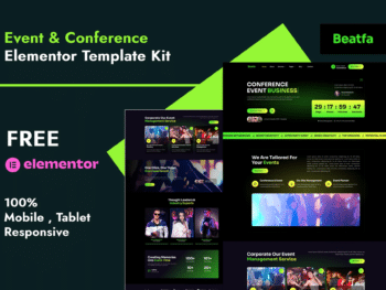 Beatfa - Kit de Templates Elementor para Eventos e Conferências