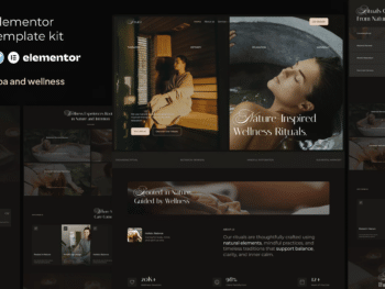 Senara - Kit de Templates Elementor de Spa e Bem-Estar