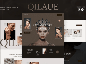 Qilaue - Kit de Templates Elementor para joalheria