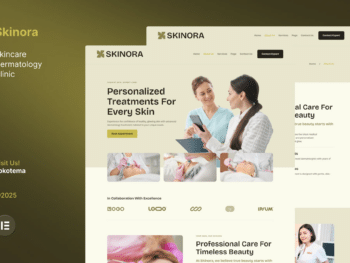 Skinora - Kits de Templates Elementor para sites de clínicas derma