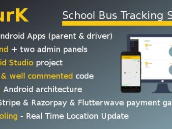 SBurK - Rastreador de Ônibus Escolares - Dois Aplicativos Android + Backend + Painéis de Administração - SaaS