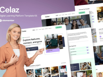 Celaz - Kit Elementor do site da plataforma de aprendizagem digital