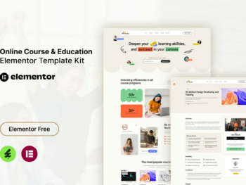 Studiez - Kit de Templates Online para Cursos e Educação Elementor