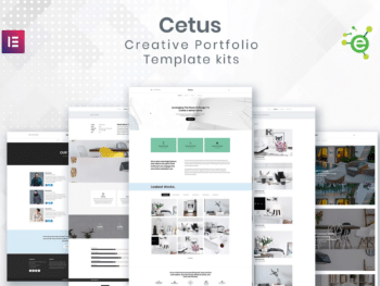CETUS - Template Kit Elementor de Portfólio criativo