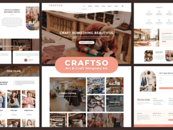 Craftso - Kit de Templates Crafting Elementor