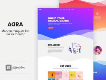 Adra - Kit de Templates Elementor moderno e criativo