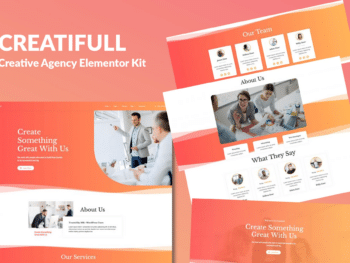 Creatifull - Kit de Modelos Elementor da Agência Criativa