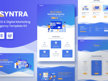 SYNTRA - Template Kit para Agência de marketing digital e SEO