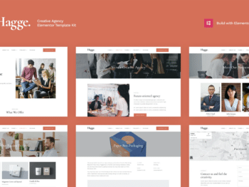 Hagge - Template Kit Elementor de Portfólio Criativo
