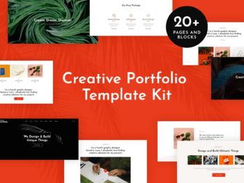 Helion - Kit de Templates Elementor de Portfólio Criativo