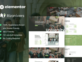 Rizonivers - Kit de Templates para Universidades e Escolas Elementares