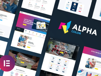 AlphaColor - Kit de Templates Elementor de Design e Impressão